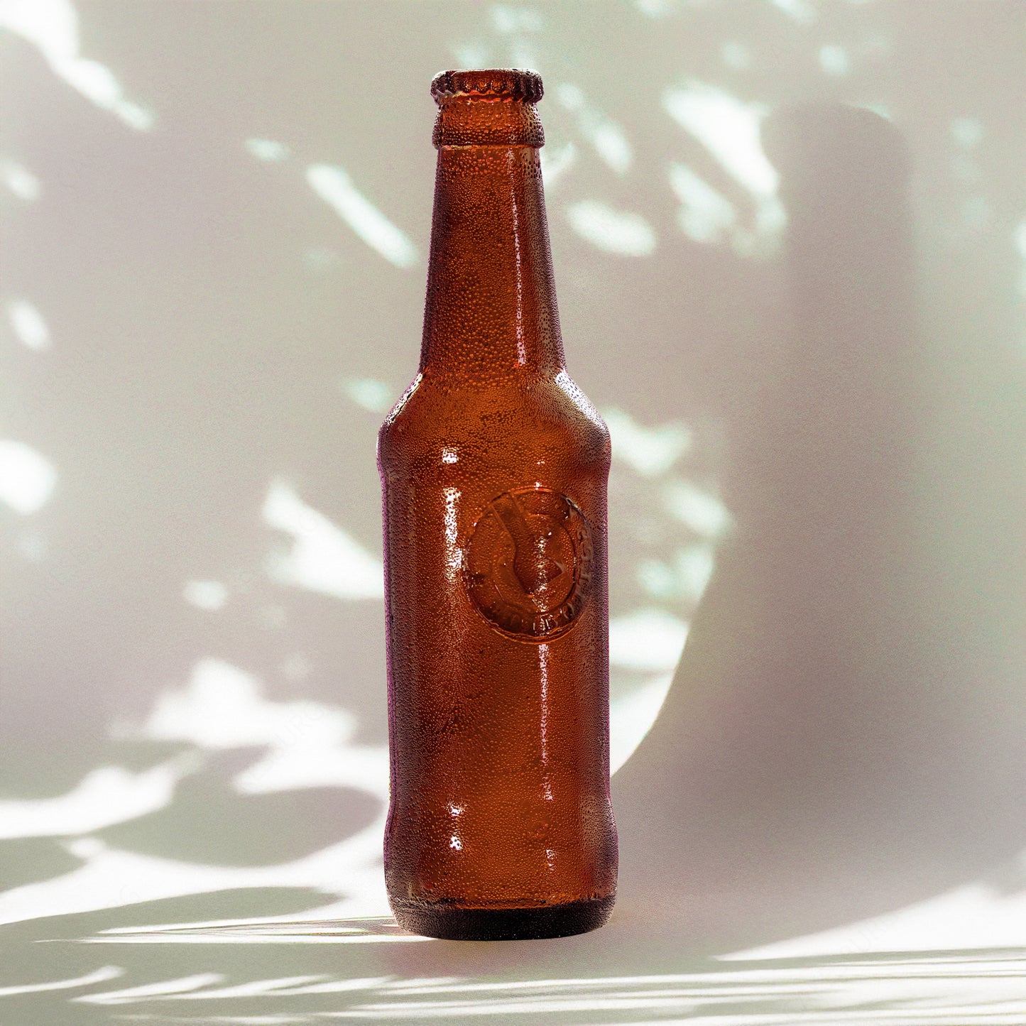 Edible Sugar Full Size Brown Beer Bottle Cake Topper