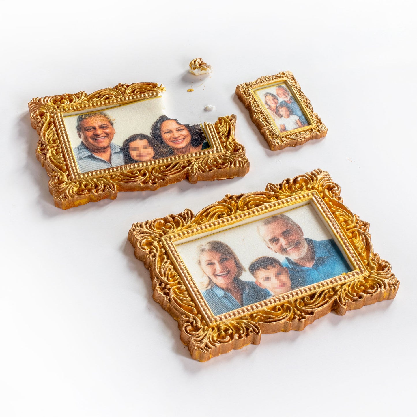 Personalized Edible Photo Frame Cake Topper