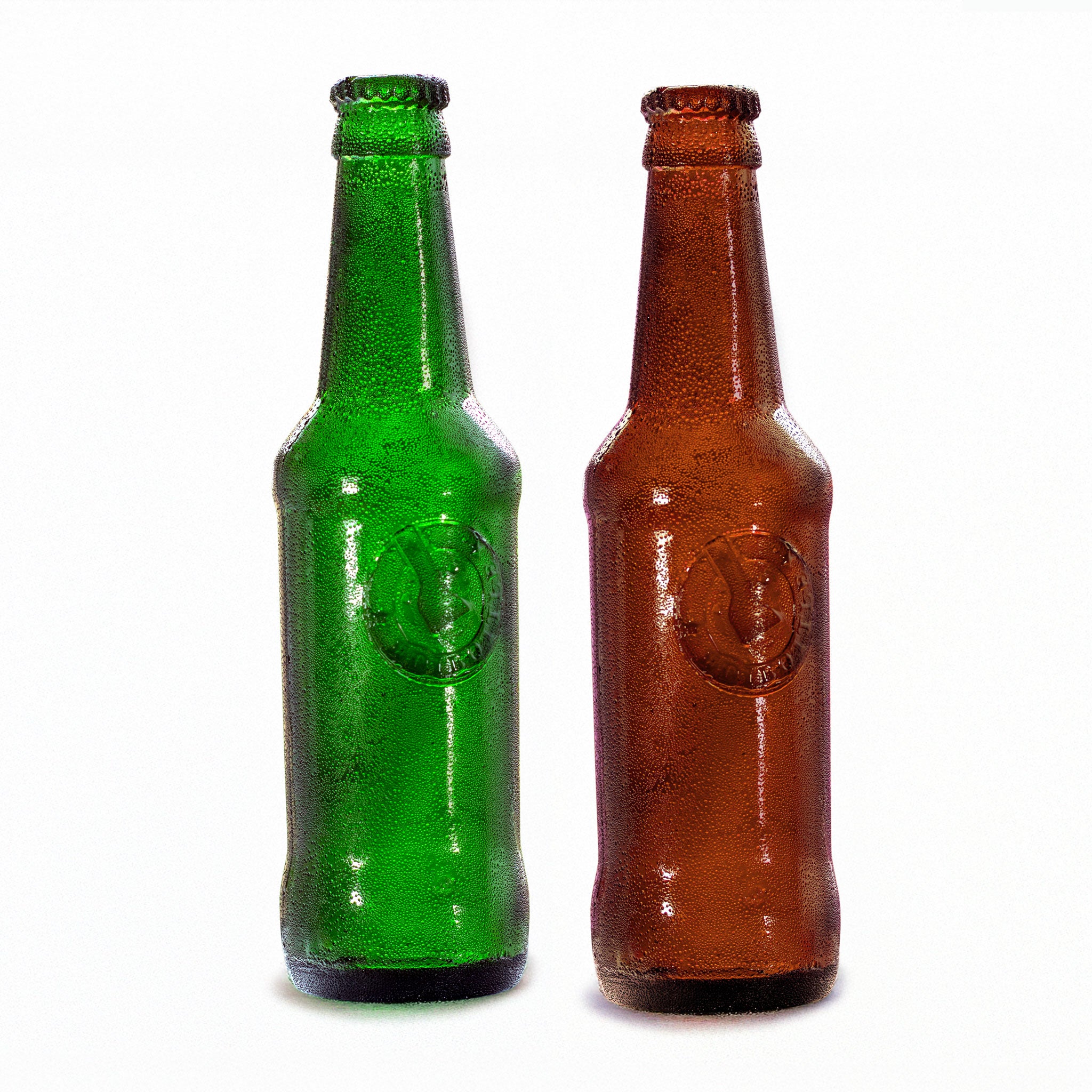 Full-Size Edible Beer Bottle Cake Topper – Brown or Green