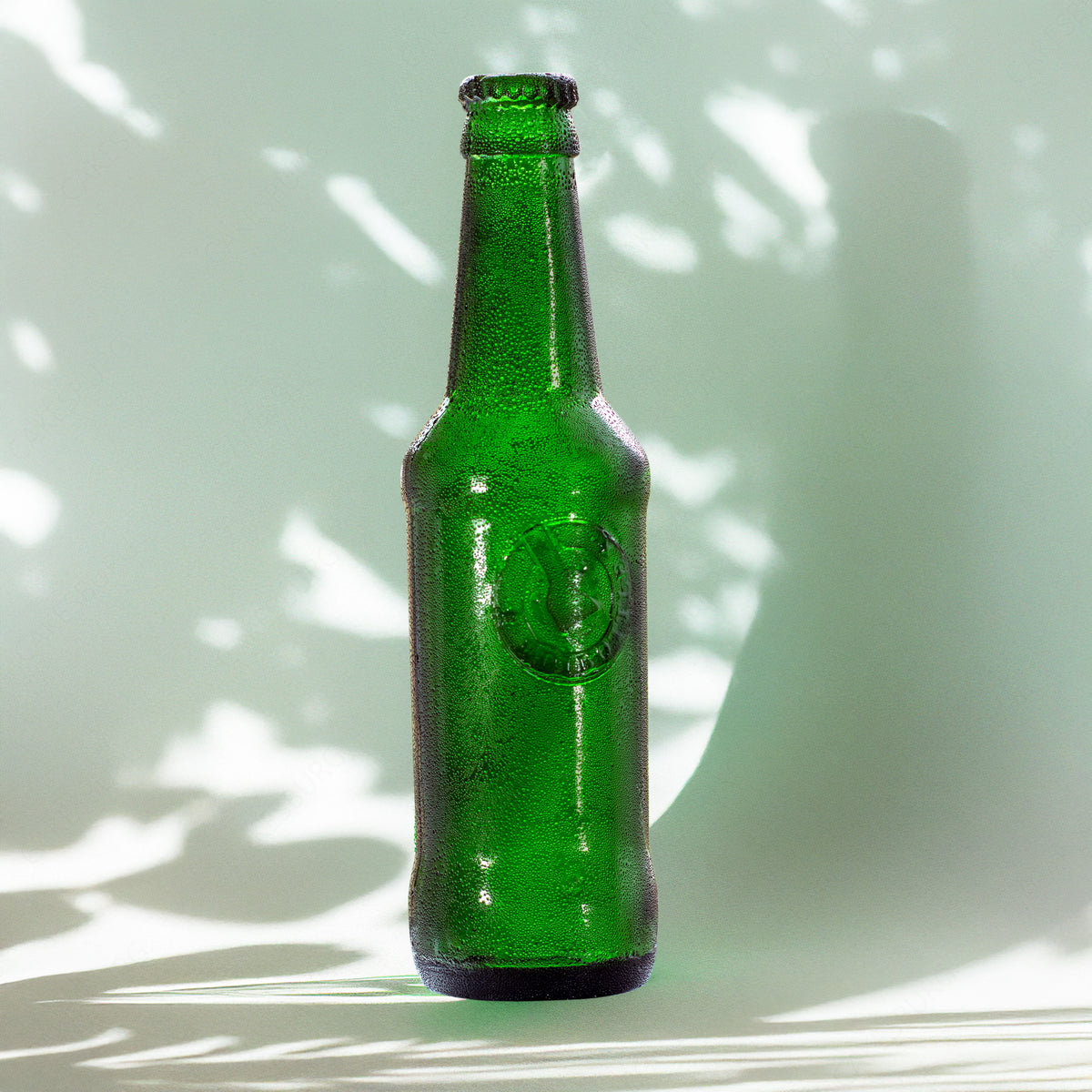 Full-Size Edible Beer Bottle Cake Topper – Brown or Green