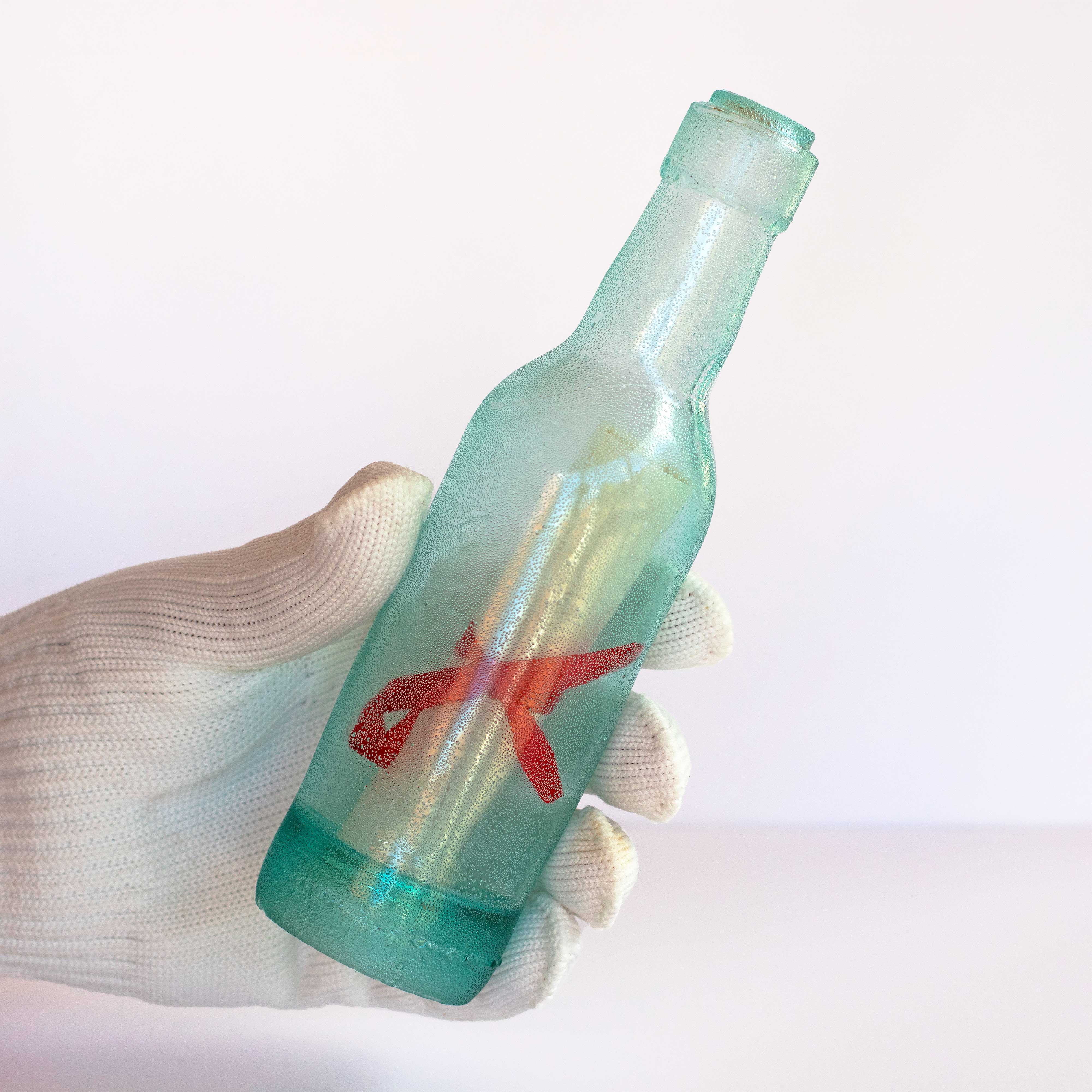 EdiBottle™ Edible Sugar “Message in a Bottle” Cake Topper