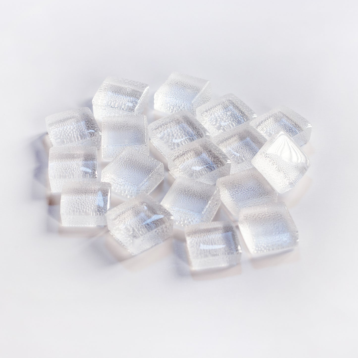 Edible Sugar Isomalt Ice Cubes (18Pcs)